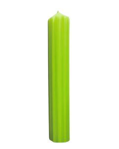 Lumanare stalp, verde lime, cod LSC25