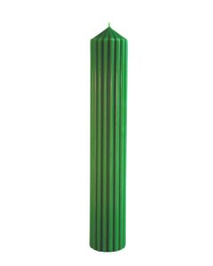Lumanare stalp, verde, cod LSC26