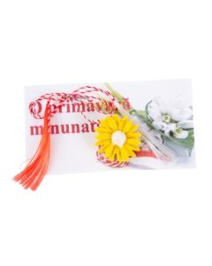 Martisor floarea soarelui - simbol al primaverii, cod M8M62