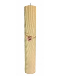 Lumanare din ceara de albine, vanilie, 40 cm, cod LSC02